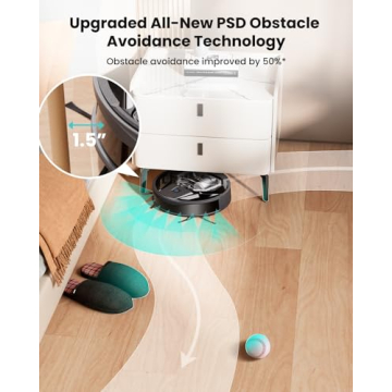 Lefant M320 Robot Vacuum with 6000 Pa Suction and Smart Control