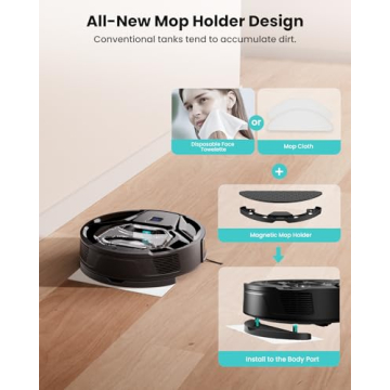 Lefant M320 Robot Vacuum with 6000 Pa Suction and Smart Control