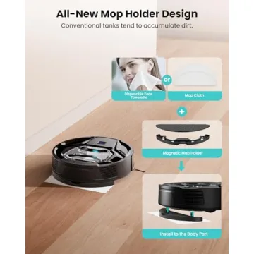 Lefant M320 Robot Vacuum with 6000 Pa Suction and Smart Control