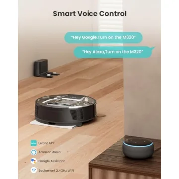 Lefant M320 Robot Vacuum with 6000 Pa Suction and Smart Control