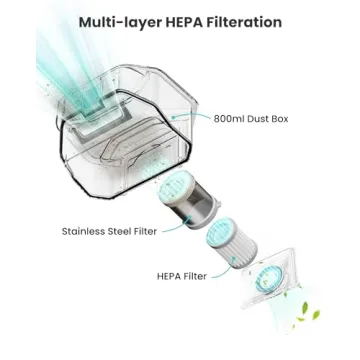 Lefant M320 Robot Vacuum with 6000 Pa Suction and Smart Control