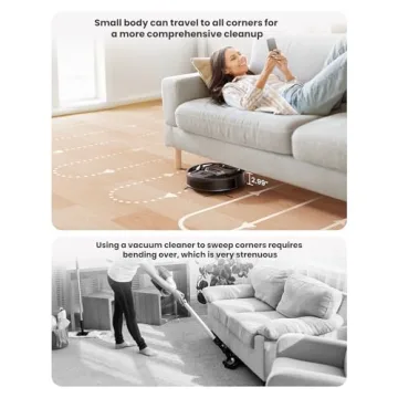 Lefant M320 Robot Vacuum with 6000 Pa Suction and Smart Control