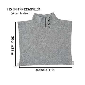 Teemall Women's Mock Turtleneck Dickey - Style & Comfort