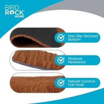 BIRDROCK HOME Funny Go Away Doormat for Entryway Outdoor