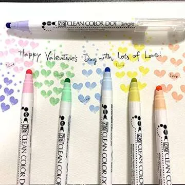 Kuretake CLEAN COLOR DOT Markers Set for Creative Planners