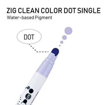 Kuretake CLEAN COLOR DOT Markers Set for Creative Planners