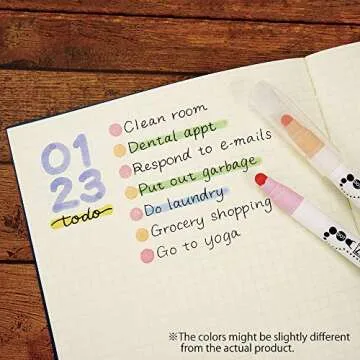 Kuretake CLEAN COLOR DOT Markers Set for Creative Planners