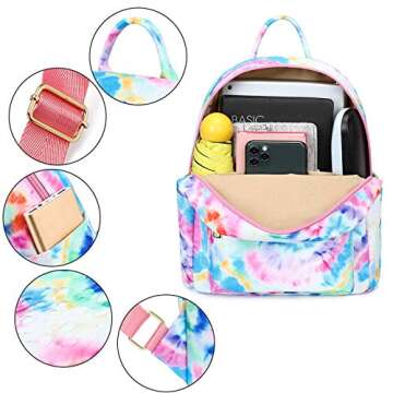 Bluboon Girls Mini Backpack Womens Small Backpack Purse Teens Cute Casual School Bookbag