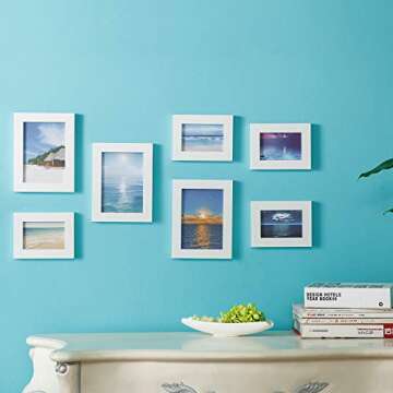 EAONE Picture Hanging Kit, Including Picture Hanging Wire (100 Feet) and 70 Pieces D-Ring Picture Hangers with 70 Silver Padded Screws