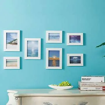 EAONE Picture Hanging Kit, Including Picture Hanging Wire (100 Feet) and 70 Pieces D-Ring Picture Hangers with 70 Silver Padded Screws