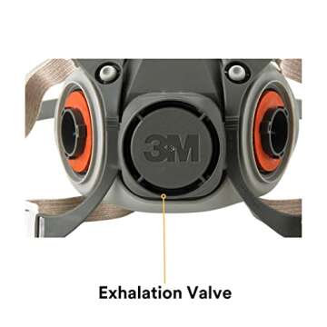 3M 6300 Reusable Respirator - Comfortable & NIOSH-Approved