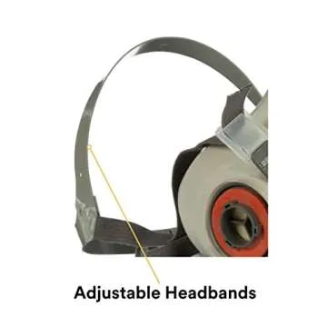 3M 6300 Reusable Respirator - Comfortable & NIOSH-Approved