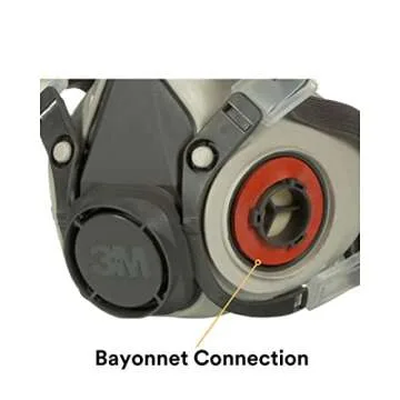 3M 6300 Reusable Respirator - Comfortable & NIOSH-Approved