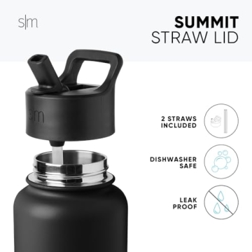 Kids Water Bottle with Straw - Reusable & Insulated
