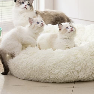 Comfortable Anti Anxiety Plush Pet Bed for All Pets