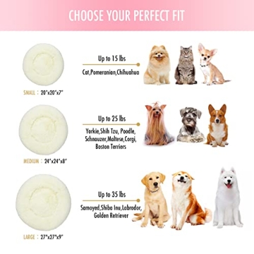 Comfortable Anti Anxiety Plush Pet Bed for All Pets