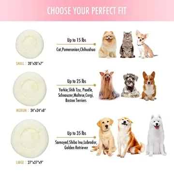 Comfortable Anti Anxiety Plush Pet Bed for All Pets