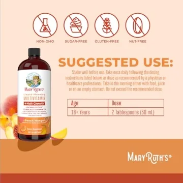 MaryRuth's Hair Growth Multivitamin with Lustriva for Women