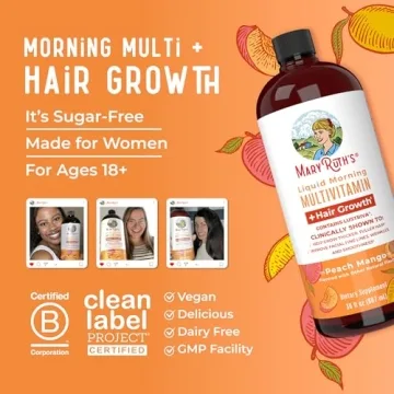 MaryRuth's Hair Growth Multivitamin with Lustriva for Women