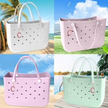 NZNDB Bag Charms for Bogg Bag Accessories, bogg bag accessories charm for Women Girls, personalized letters Decorative for Bitty Bogg Bag Handbags Beach Totes bags(C)