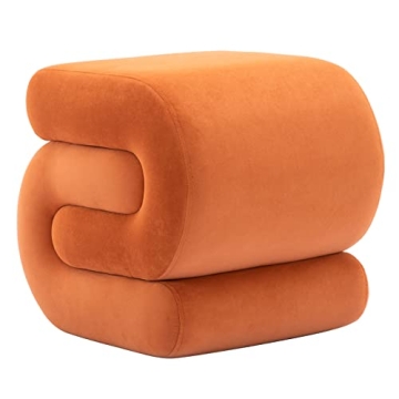 KIVENJAJA Velvet Ottoman - Stylish & Functional Footrest
