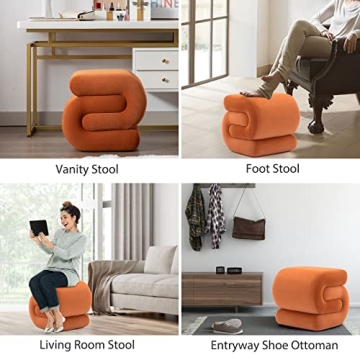 KIVENJAJA Velvet Ottoman - Stylish & Functional Footrest