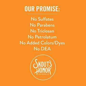 SKOUT'S HONOR Pet Detangler Spray - Hydrating & Conditioning with Avocado Oil & Probiotics, 97% Natural, Paraben & Sulfate-Free, softens for a More brushable Coat, Daily Use, 8oz, Honeysuckle