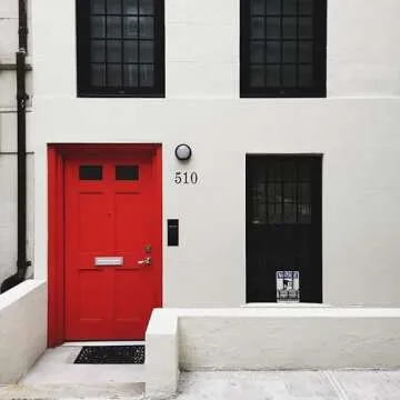 3 Inch House Number, Address Numbers for Houses, House Letter for Outside, Cast Iron Metal Number, Vintage Solid Metal Mailbox Number, Black Home Letter(Matching Screws Included)