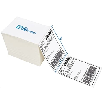 9527 Product Fanfold 4 x 6 Direct Thermal Labels - Perfect for Efficient Shipping!