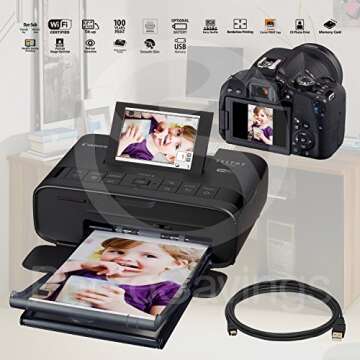 Canon 2234C001 SELPHY CP1300 Wireless Photo Printer - Your Ultimate Photo Printing Solution