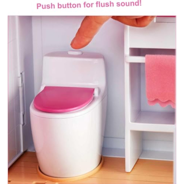 Barbie DreamHouse, Doll House Playset with 70+ Accessories Including Transforming Furniture, Elevator, Slide, Lights & Sounds