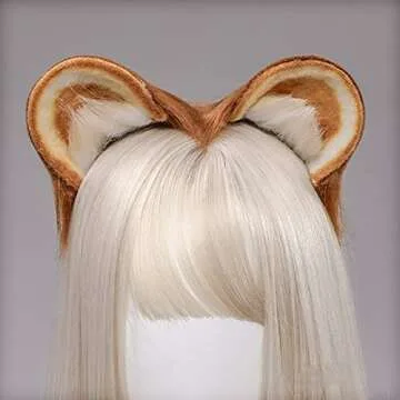 Versatile Fxaelian Cosplay Headband with Posable Ears