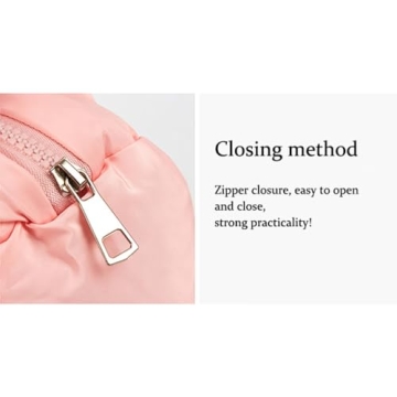 Eillys Women Luxury Padded Tote Bag in ZaPink