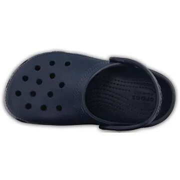 Crocs Unisex-Child Classic Clogs, Navy, 11 Little Kid