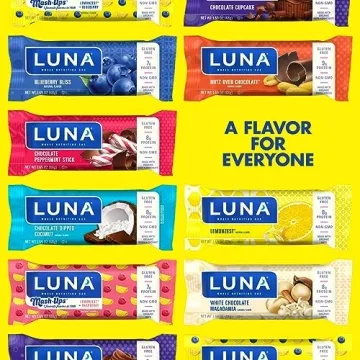 LUNA Bar LemonZest - Protein-Rich Gluten-Free Snack