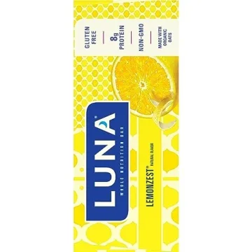 LUNA Bar LemonZest - Protein-Rich Gluten-Free Snack