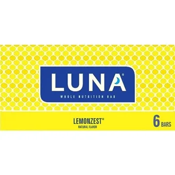 LUNA Bar LemonZest - Protein-Rich Gluten-Free Snack