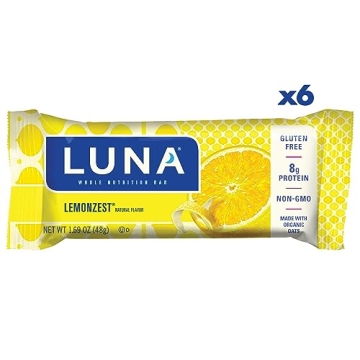 LUNA Bar LemonZest - Protein-Rich Gluten-Free Snack