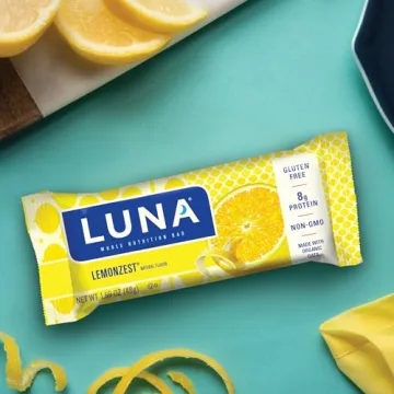 LUNA Bar LemonZest - Protein-Rich Gluten-Free Snack