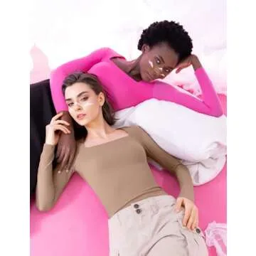 PUMIEY Long Sleeve Shirts for Women - Chic and Comfy Tops