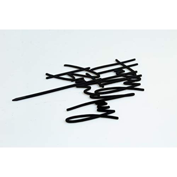 Durable Black Acrylic DIY Happy Birthday Cake Topper