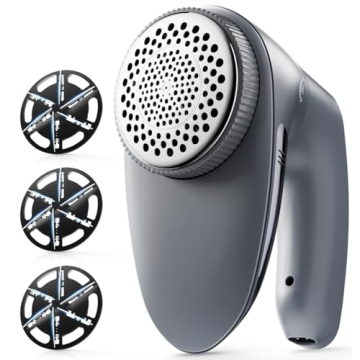 POPCHOSE Electric Fabric Shaver - Rechargeable Lint Remover & Defuzzer for Clothes and Upholstery