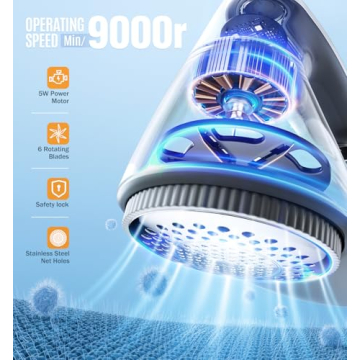 POPCHOSE Rechargeable Fabric Shaver for Lint Removal