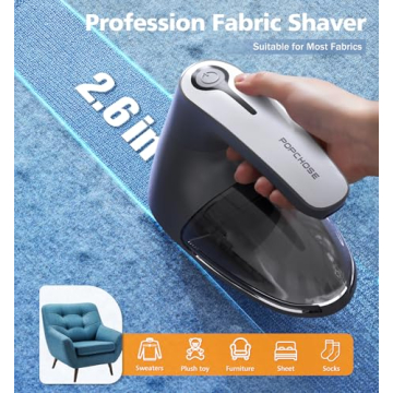 POPCHOSE Rechargeable Fabric Shaver for Lint Removal
