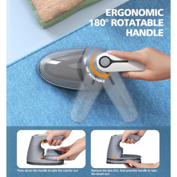 POPCHOSE Rechargeable Fabric Shaver for Lint Removal