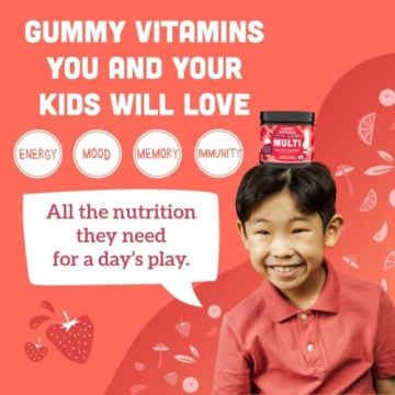 Llama Naturals Chewable Fruit Gummy Vitamins for Kids