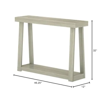 Stylish Solid Pine Console Table with Storage