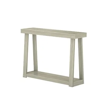 Stylish Solid Pine Console Table with Storage