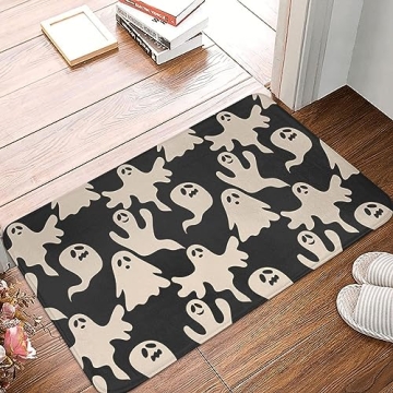 Cute Non-Slip Halloween Bathroom Rug for Home Use