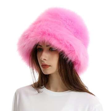 Warm Fuzzy Bucket Hat for Stylish Winter Looks